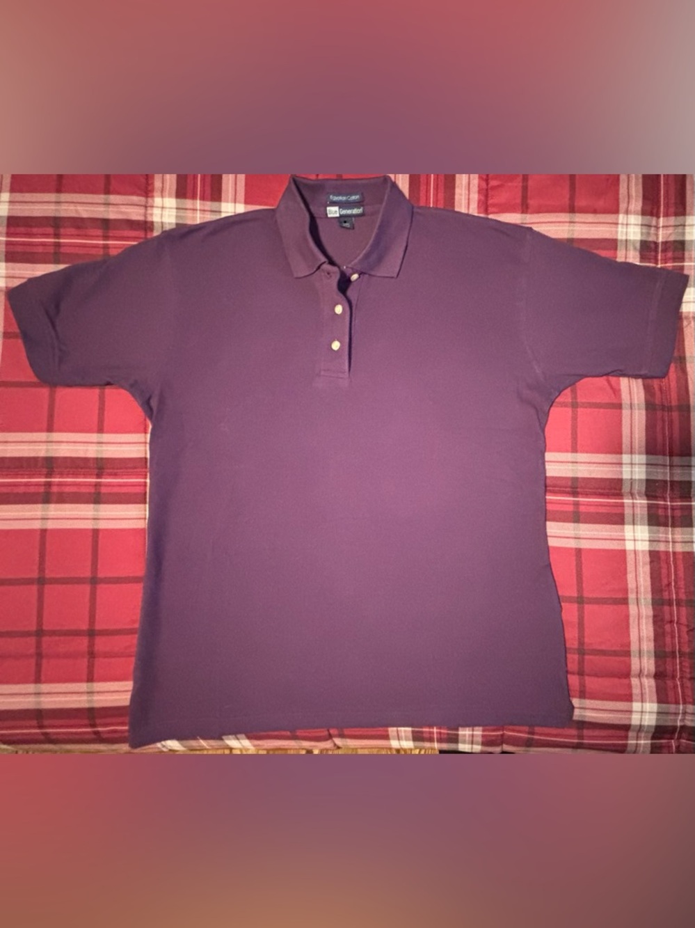Blue Generation Purple Polo Shirt